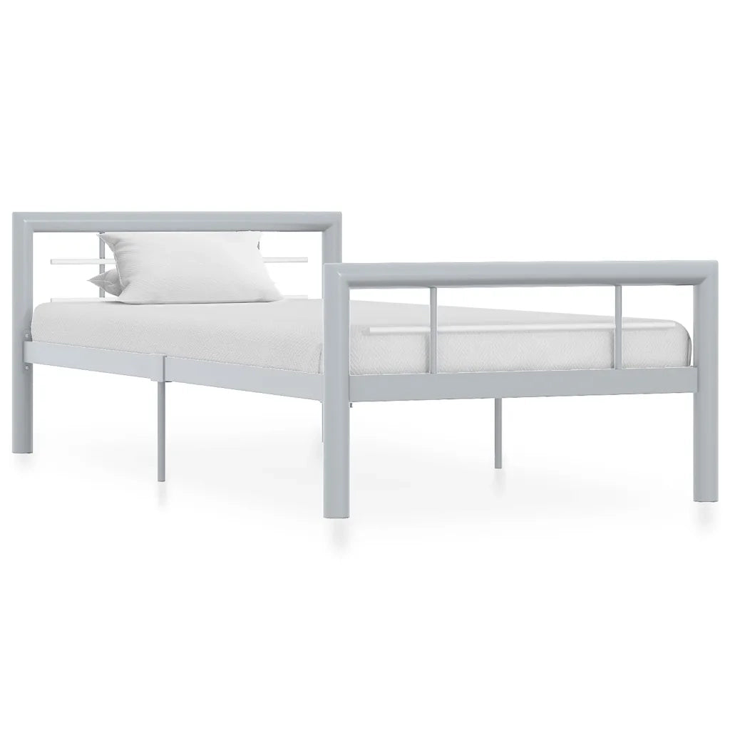 Giroletto Grigio e Bianco in Metallo 90x200 cm cod mxl 62543