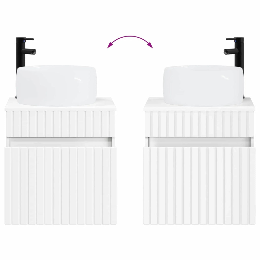 Mobile lavabo da parete Bianco 49 x 44,5 x 66 cm