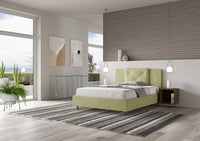 Letto Matrimoniale Large 180x200 cm Senza Rete Appia Tè Verde