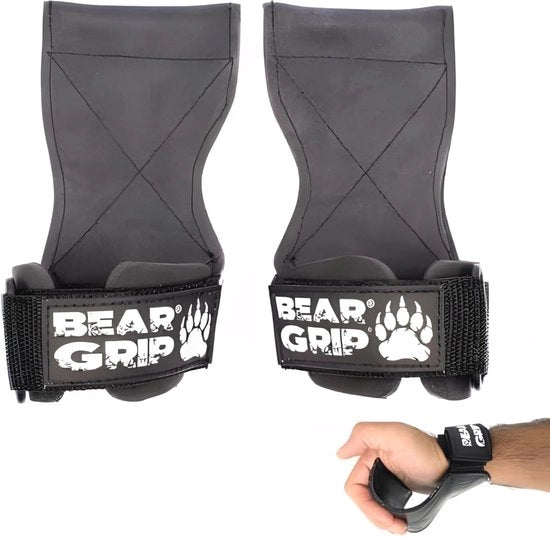 Strisce di Sostegno Multiuso per Sollevamento di Pesi - Protezioni per Mani in Gomma Resistenti per Deadlift e Altri Esercizi