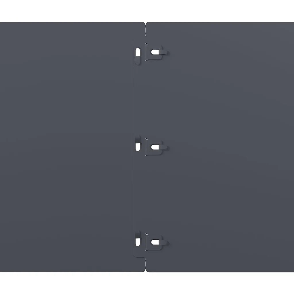 Bordure per Prato 20 pz Antracite Acciaio Laminato a Freddo