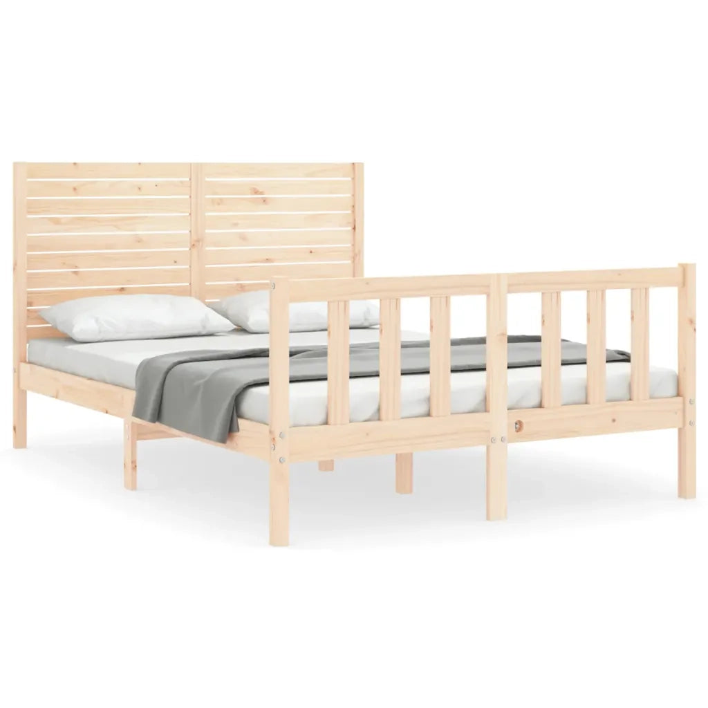 Giroletto senza Materasso 140x200 cm in Legno Massello di Pino 3193206