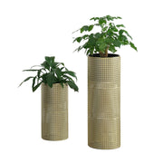Set di vasi da fiori fioriere cachepot e vasi in oro e nero 03_0005158