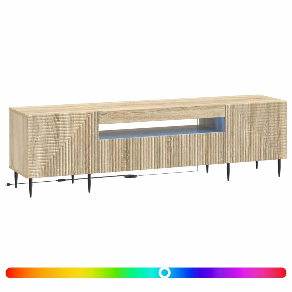 Mobile TV LED Rovere Sonoma Legno ingegnerizzato 896907