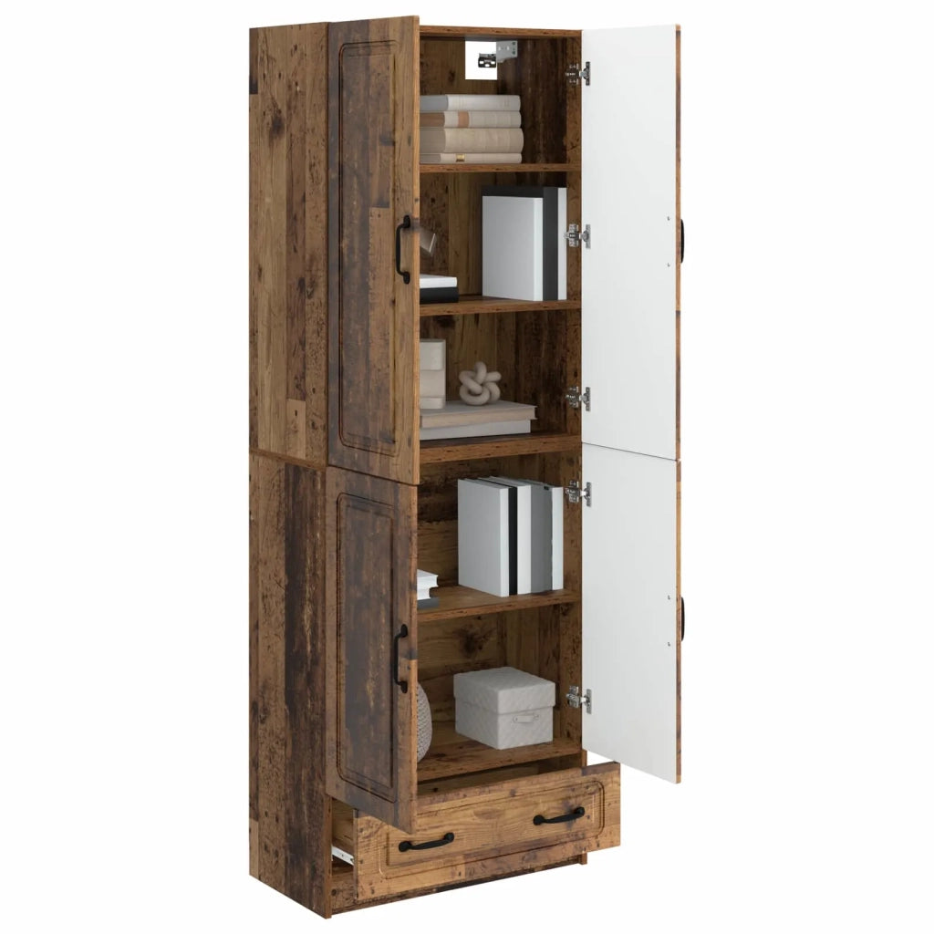 Set di armadi 2 pcs Legno antico Legno ingegnerizzato
