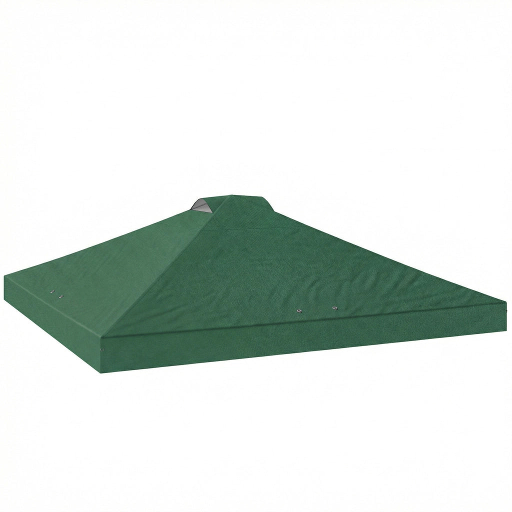 Tenda da sole per pergola 3x3 m ¨C zephmum ¨C verde tessuto Oxford 210D UV 50+