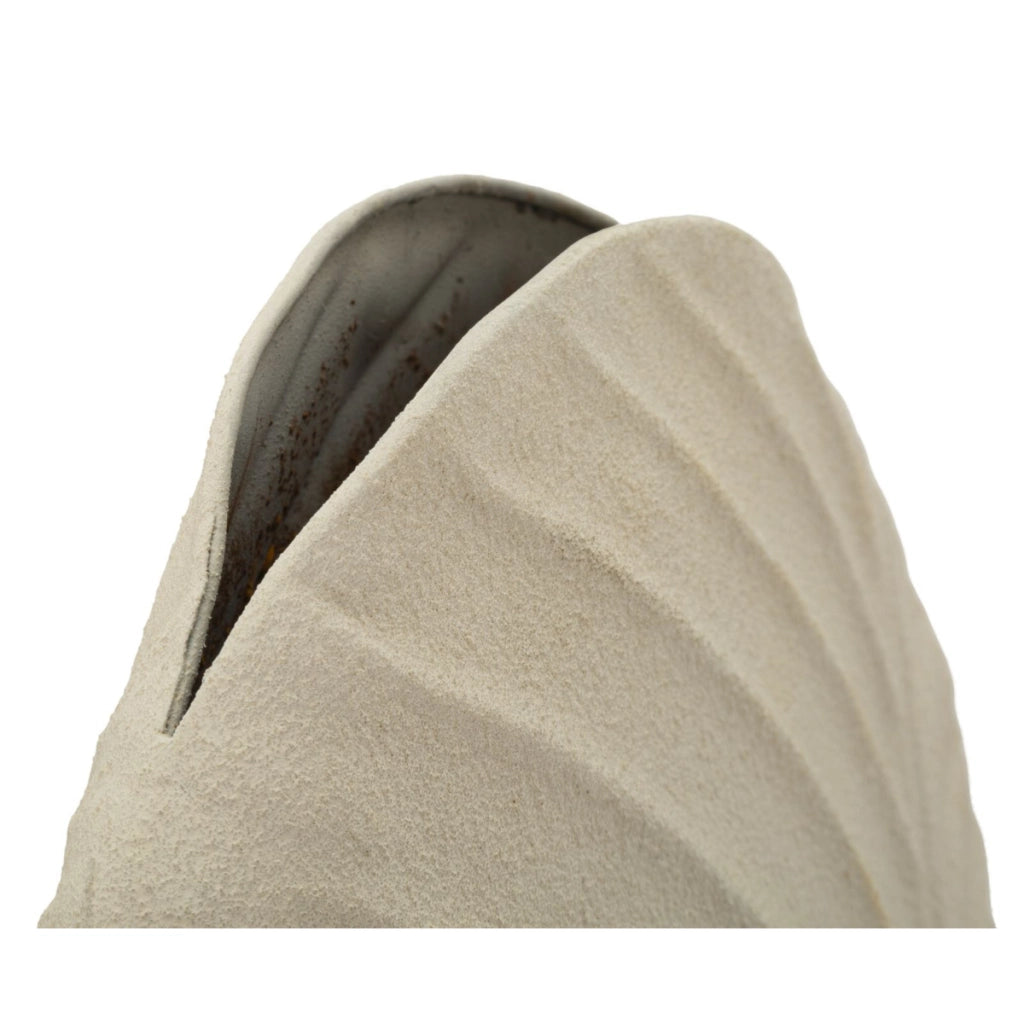 Vaso Decorativo VKH830, Beige, Metallo, 31x13x53,5 cm