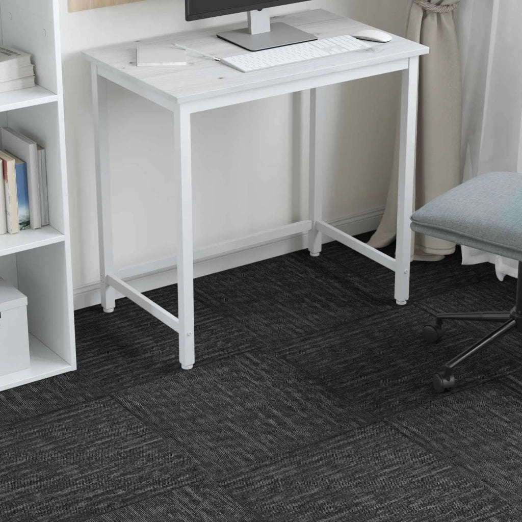 Piastrella per Tappeto Grigio Carbone 50 x 50 cm 4 pz CFW4796705