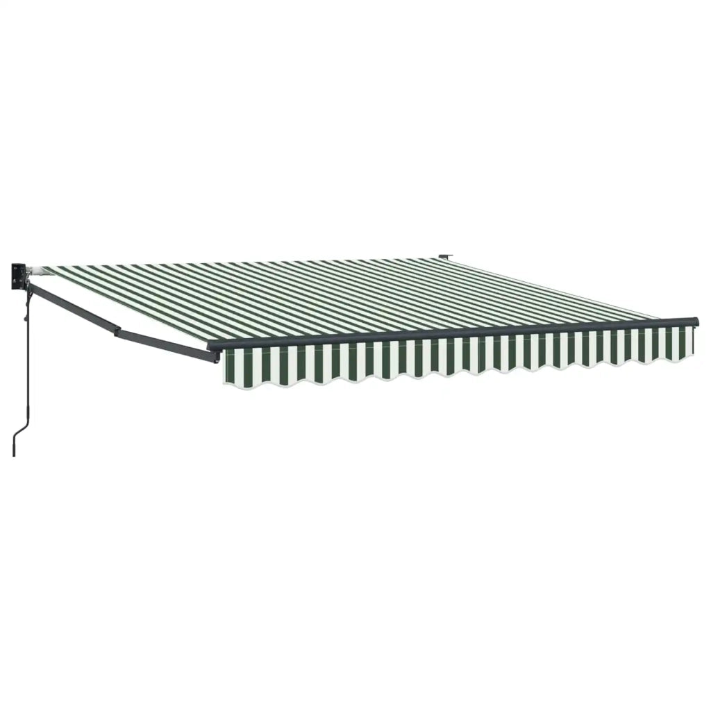 Tenda da Sole | Tenda parasole Verde e Bianco 300 x 250 x 165 cm Poliestere