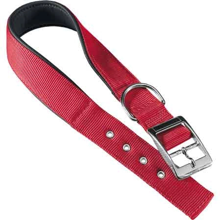 COLLARE PER CANI 'DAYTONA C' 20 mm x 35÷43 cm - colore rosso - FERPLAST