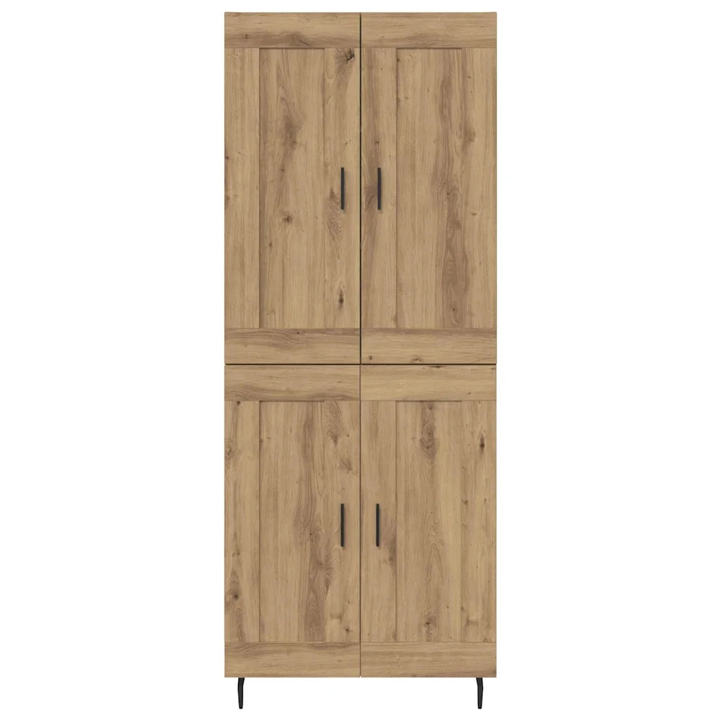 Credenza 2 pcs Rovere artigianale 69,5 x 34 x 180 cm 3415948