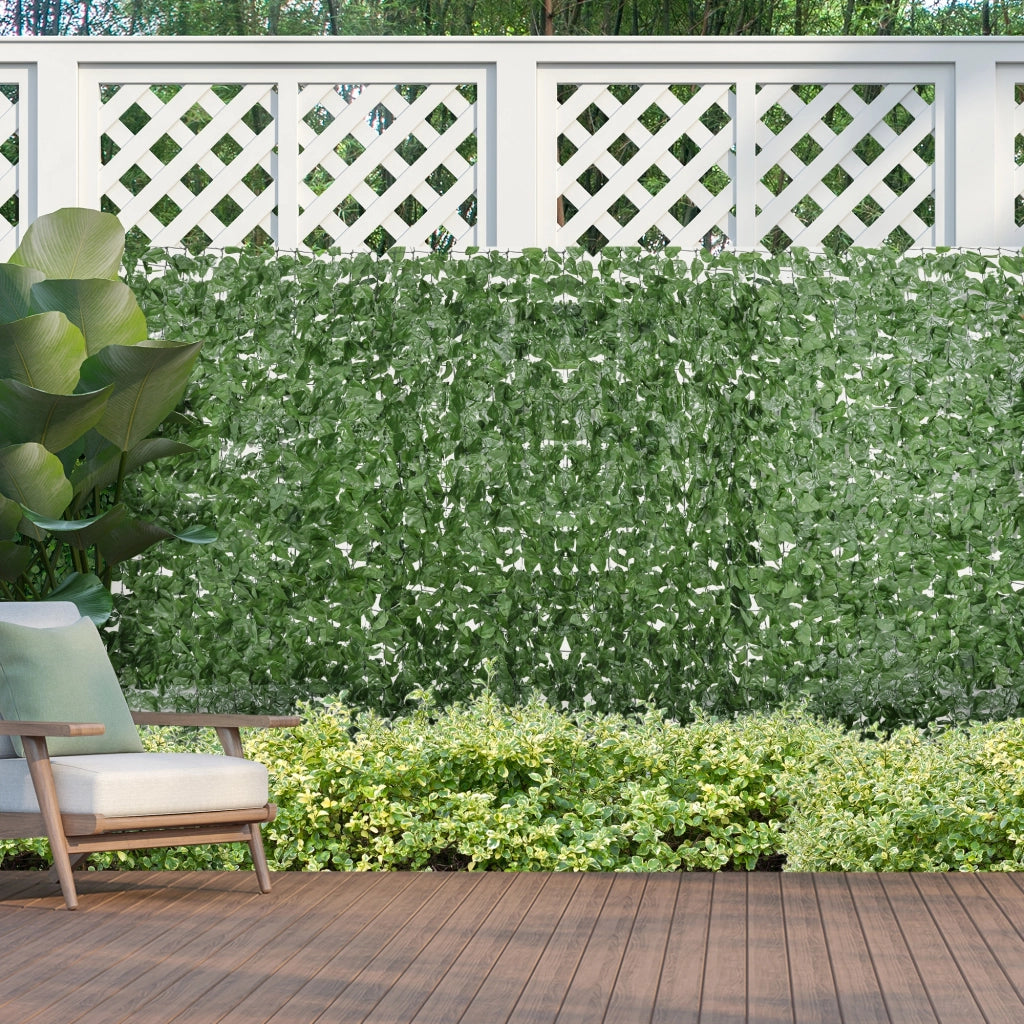 Siepe Artificiale Arrotable ¨C zephmum ¨C Verde Scuro 300x100 cm