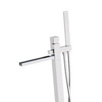 Miscelatore ideale per vasche da pavimento con bocca a cascata. design italiano unico ed elegante