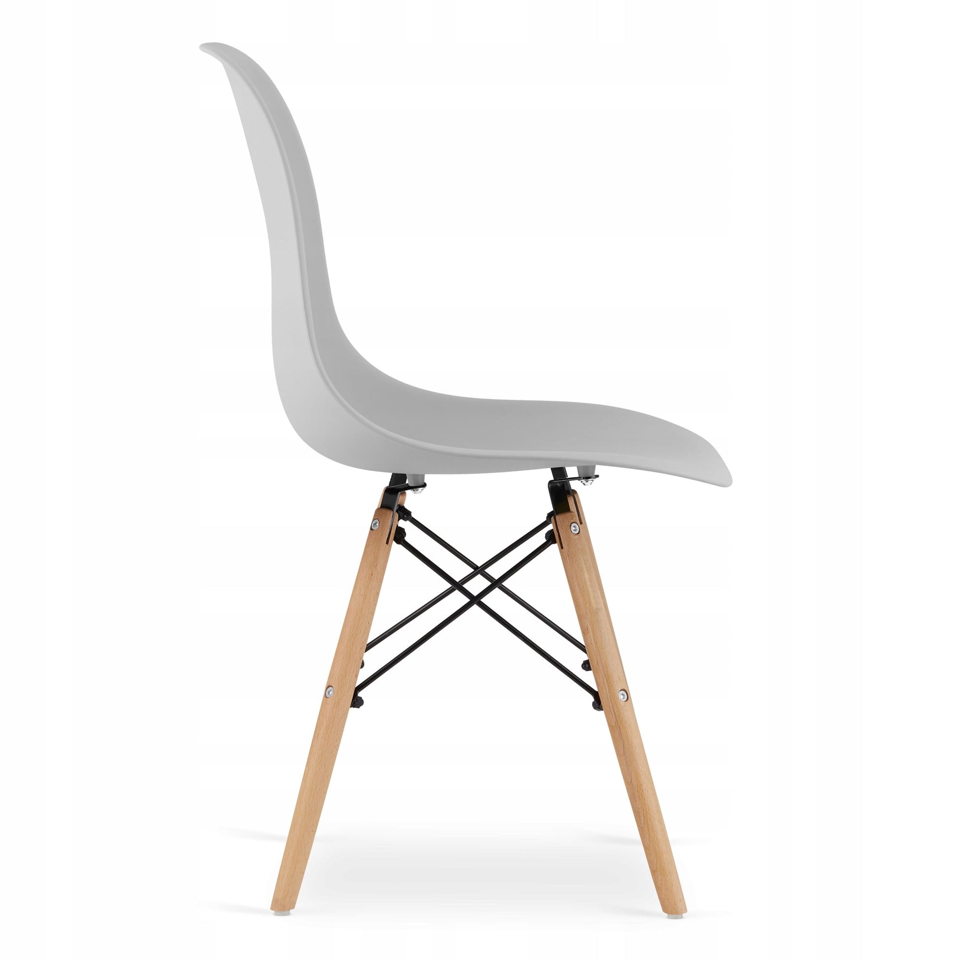 Valora YURO Tavolo Rettangolare 120x80 Bianco + 4 Sedie OSAKA Grigie