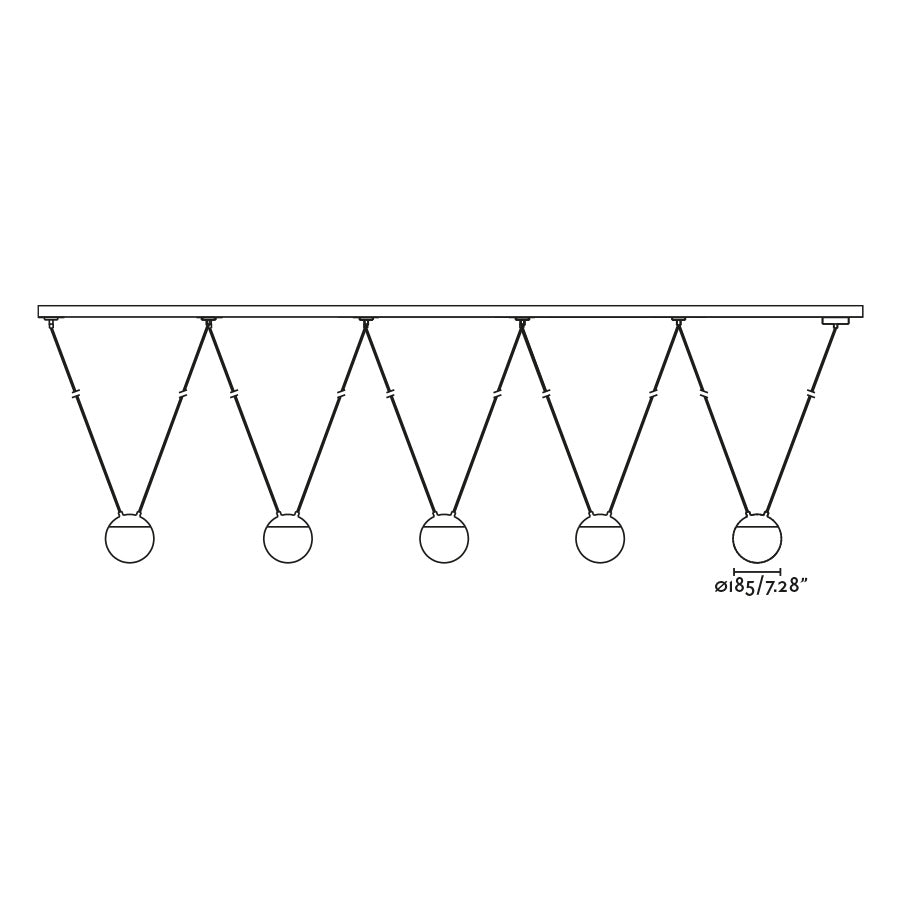 MINE PC SPACE 5L Sospensione bianca