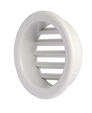Griglia di areaz. circol. 32 da incasso in plastica per mobili