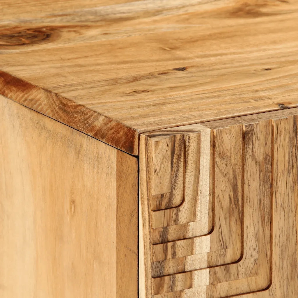 Mobile Porta TV 105x33x46 cm in Legno Massello di Acacia 4017756