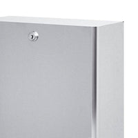 Dispenser salviette a parete in inox lucido