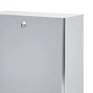 Dispenser salviette a parete in inox lucido