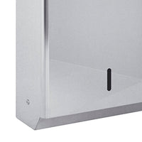 Dispenser salviette a parete in inox lucido