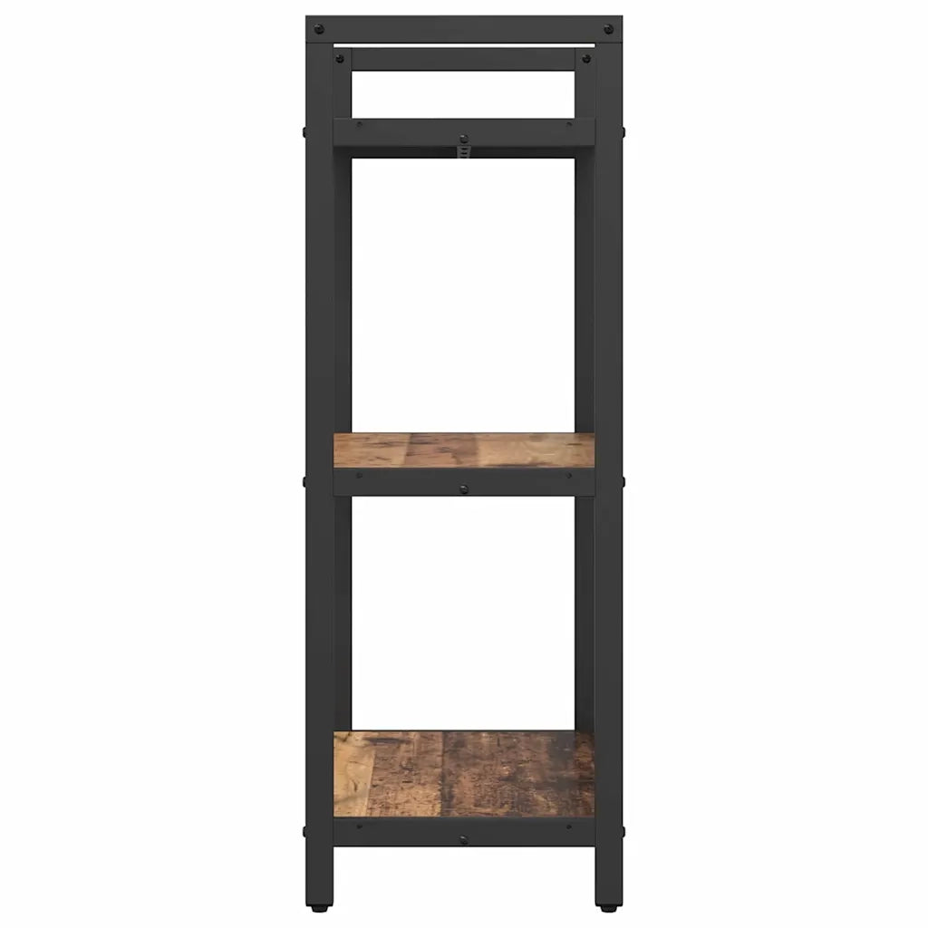 Libreria-Scaffale per Libri-Mobile di Stoccaggio Legno vecchio 56 x 34 x 96 cm Legno multistrato