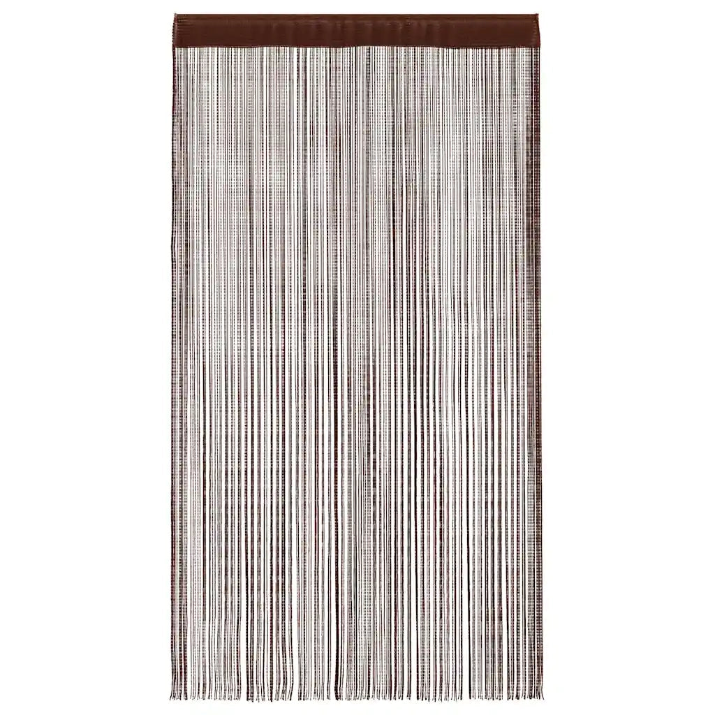2 Pz Tende a Fili 140x250 cm Marroni 132411