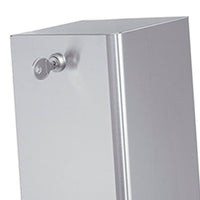 Dispenser carta igienica a fogli, inox lucido