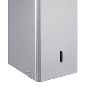 Dispenser carta igienica a fogli, inox lucido