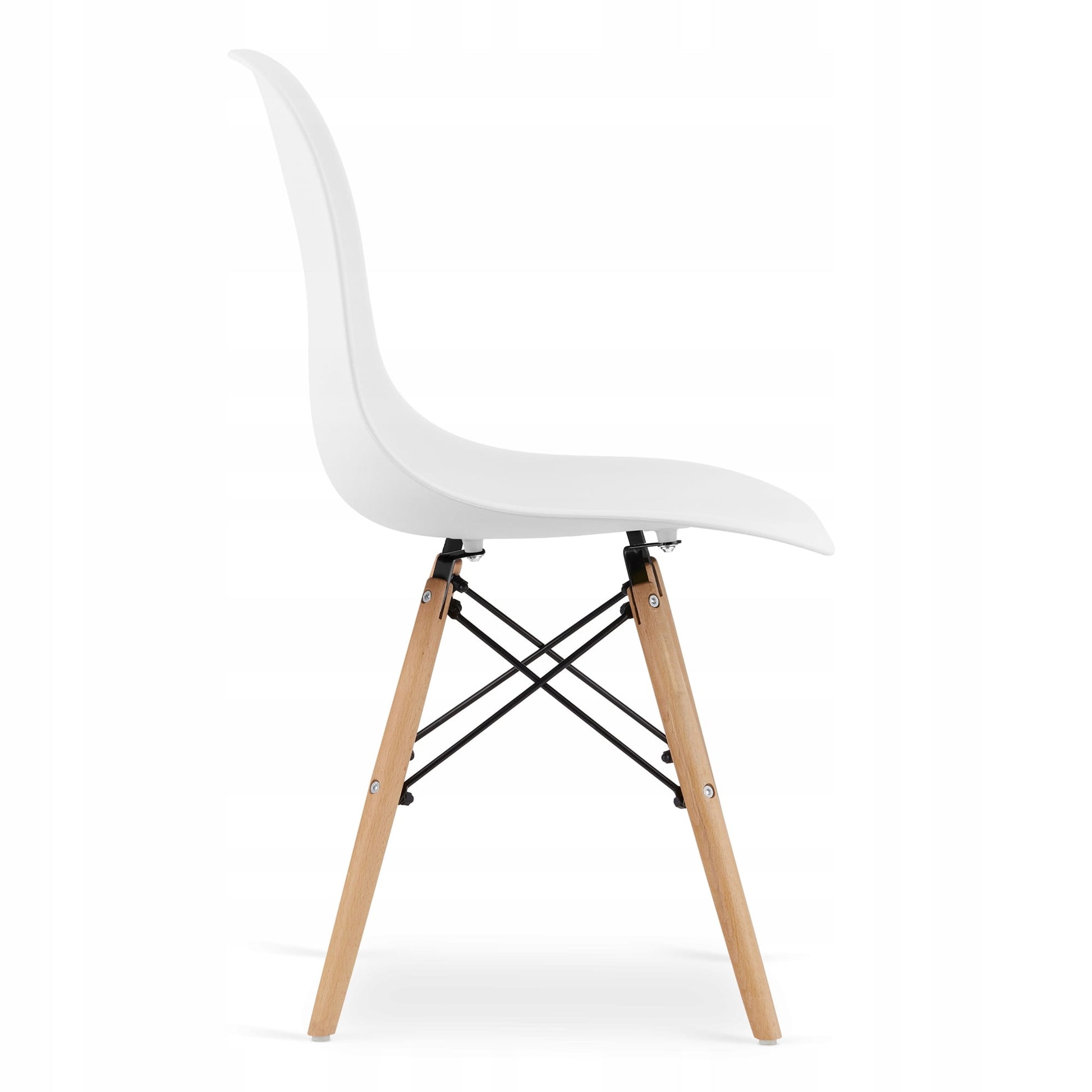 Tavolo rettangolare Valora YURO 120x80 bianco + 6 sedie OSAKA bianche