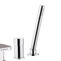 Miscelatore monocomando bordo vasca dotato di bocca multigetto - serie suvi