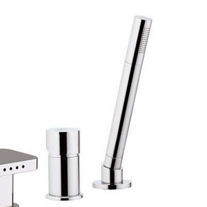 Miscelatore monocomando bordo vasca dotato di bocca multigetto - serie suvi