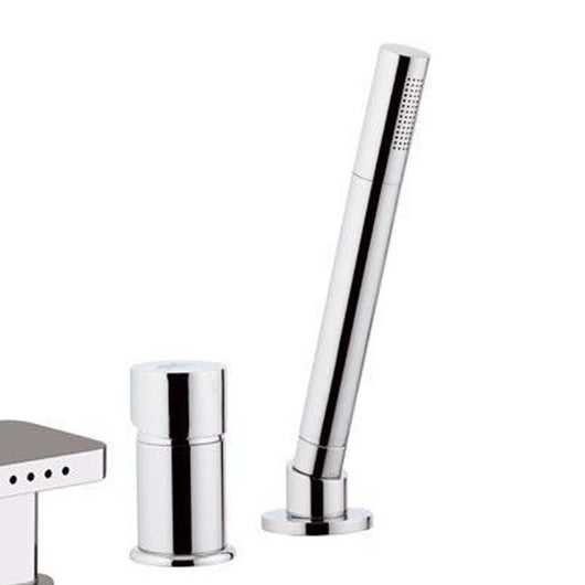 Miscelatore monocomando bordo vasca dotato di bocca multigetto - serie suvi