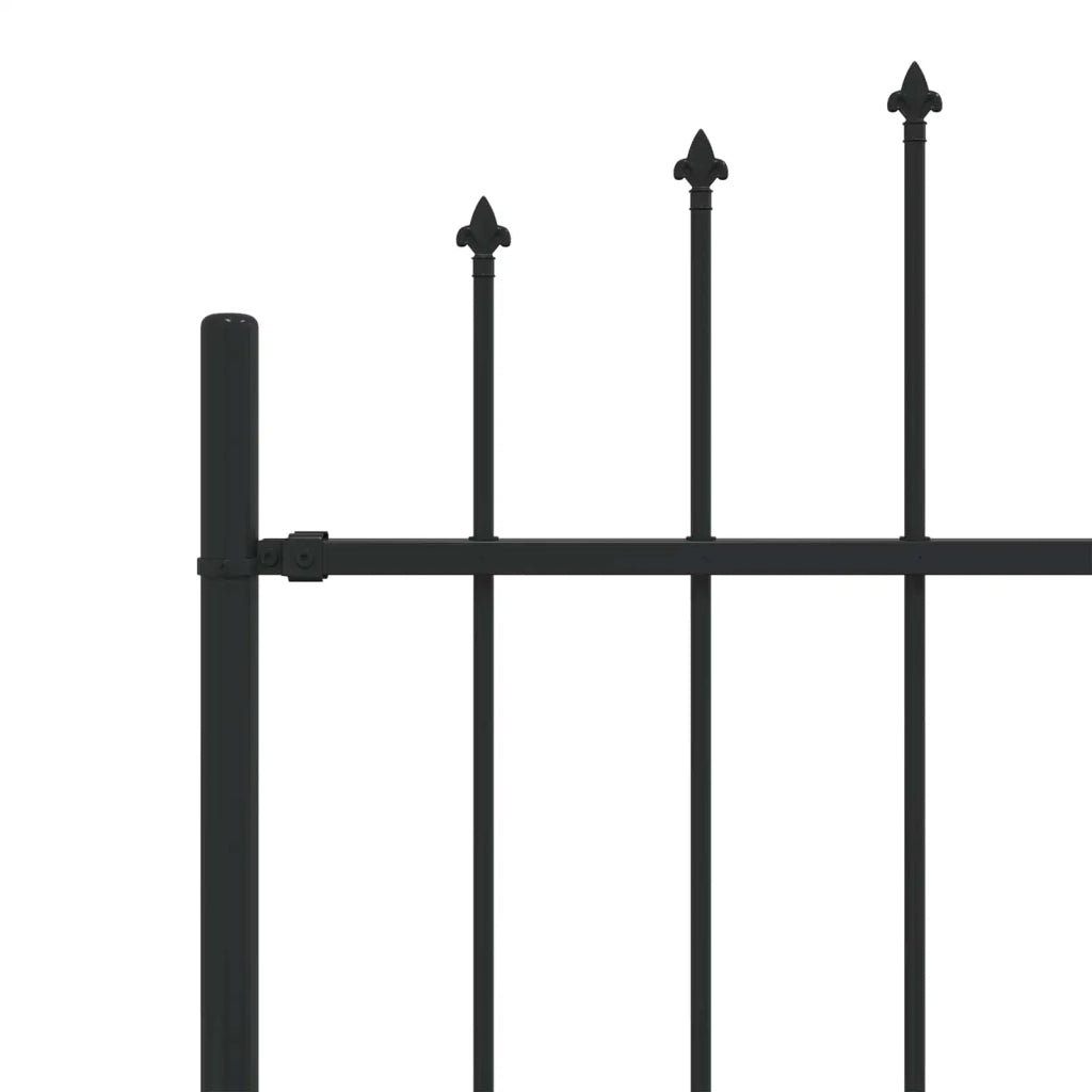 Recinzione a punte Asten Nero