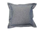 Federa Per Cuscino Arredo Casa Chiusura Zip Fodera Tinto Filo Tinta Unita SV - 60x60 - Blu