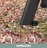 Aspiratore, soffiatore e trituratore foglie