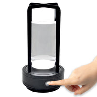 LAMPADA DA TAVOLO CYLINDER RICARICABILE USB NERA D