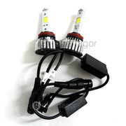 COPPIA LAMPADE FARI RICAMBIO AUTO 2 LED 6S H11 ALTA LUMINOSITA' BIANCO FREDDO