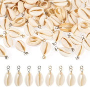 Sierade con Conchiglie 60 pezzi - Charms Naturali - Creazione di Gioielli DIY - Pendenti Estivi - Leggero - Bellezza Unica
