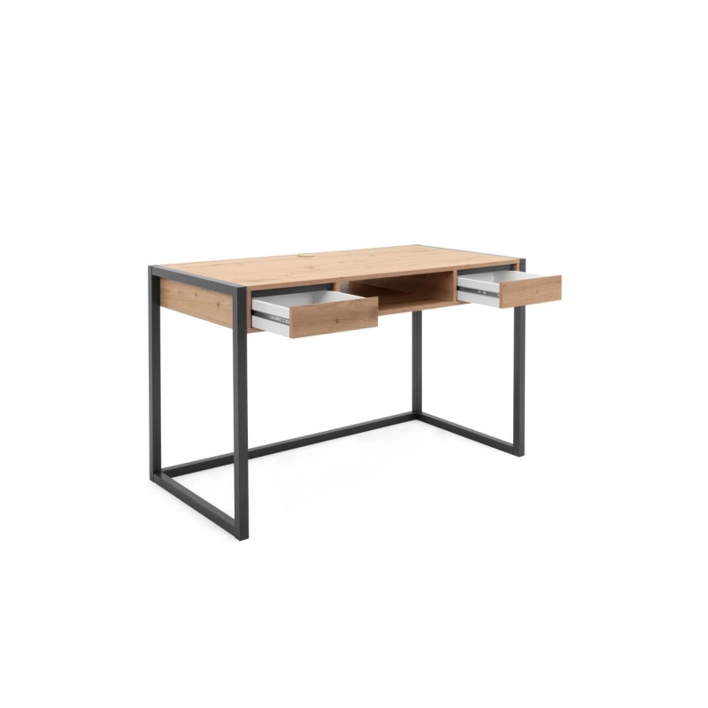 Scrivania Denver 30 L120xP60XH75 quercia antracite
