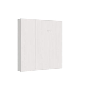 Letto una piazza e mezzo a scomparsa 120 con colonna - KENTARO Colore Struttura: Bianco Frassino, Materasso: Senza Materasso