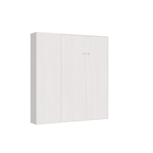 Letto una piazza e mezzo a scomparsa 120 con colonna - KENTARO Colore Struttura: Bianco Frassino, Materasso: Senza Materasso