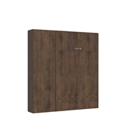 Letto una piazza e mezzo a scomparsa 120 con colonna - KENTARO Colore Struttura: Noce, Materasso: Senza Materasso