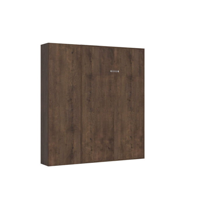 Letto una piazza e mezzo a scomparsa 120 con colonna - KENTARO Colore Struttura: Noce, Materasso: Senza Materasso