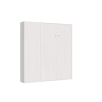 Letto matrimoniale francese a scomparsa 140 con colonna - KENTARO Materasso: Senza Materasso, Colore Struttura: Bianco Frassino