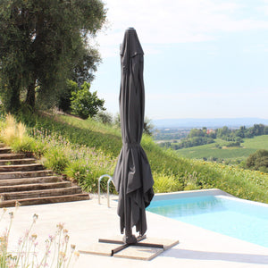 Ombrellone decentrato 4x4 in alluminio - ISARIS