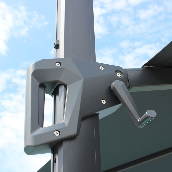 Ombrellone decentrato 4x4 in alluminio - ISARIS