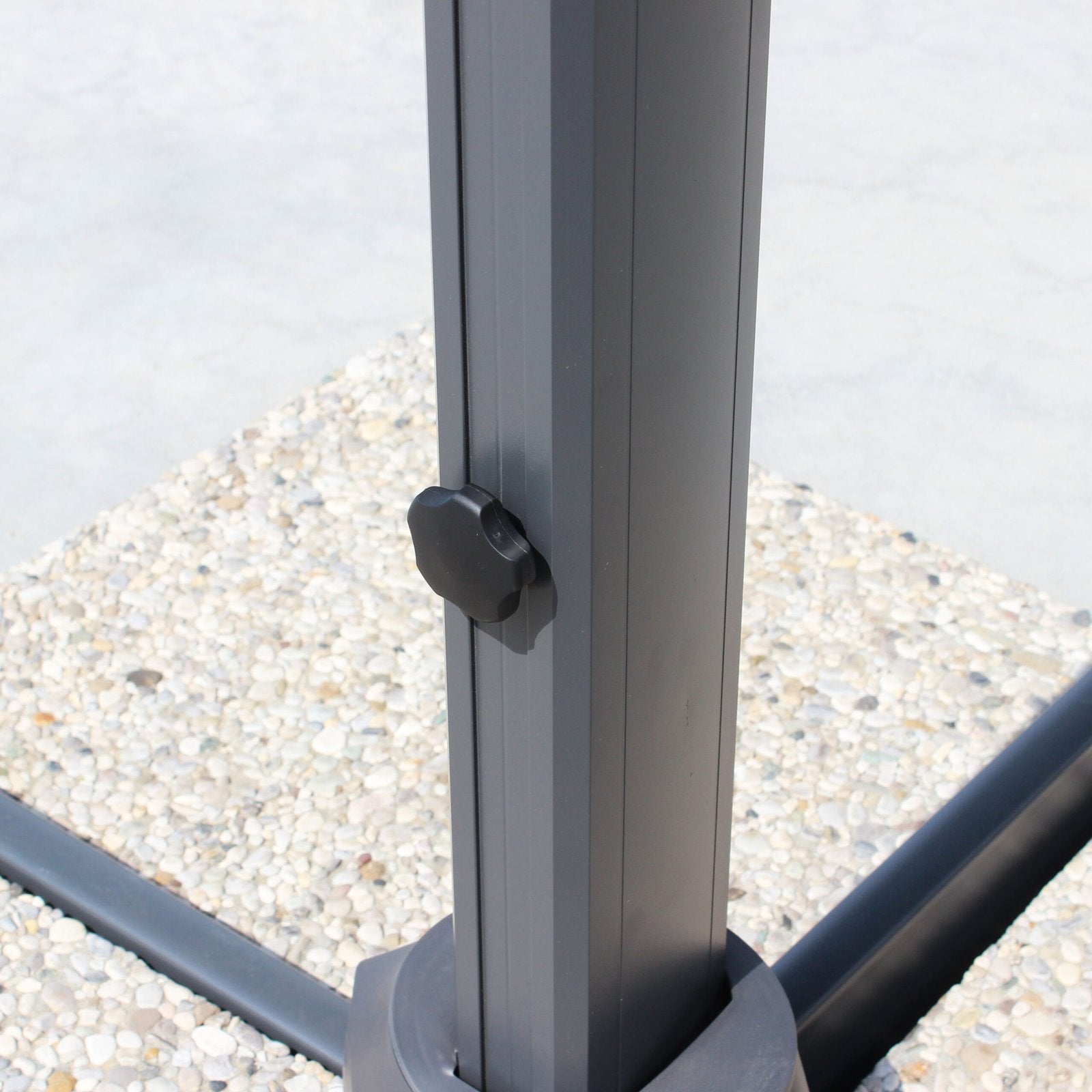 Ombrellone decentrato 4x4 in alluminio - ISARIS