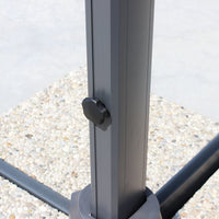 Ombrellone decentrato 4x4 in alluminio - ISARIS