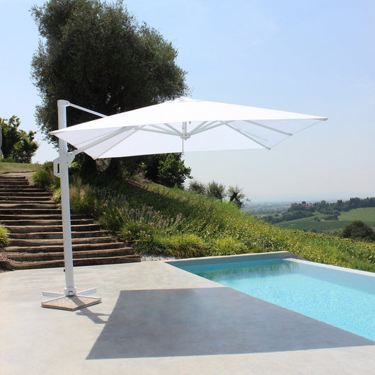 Ombrellone decentrato 3x3 in alluminio - HIERON