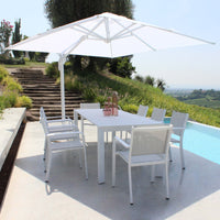 Ombrellone decentrato 3x3 in alluminio - HIERON